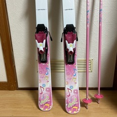 スキー126センチストック90センチ
のセットの画像