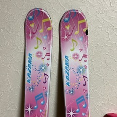 スキー126センチストック90センチ
のセットの画像