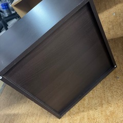 カラーボックス ダークブラウンの画像