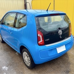 【フォルクスワーゲン up! 2ドア ブルー 平成26年式】の画像