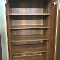 ジャングルジャングル貝塚店　食器棚　2枚扉　スリム　シンプルデザイン　貝塚市　二色浜　リサイクルショップの画像