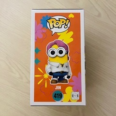 Funko POP! JIN 419 BTS ミニオンズ 【新品・未開封】の画像