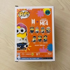 Funko POP! JIN 419 BTS ミニオンズ 【新品・未開封】の画像