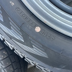 バリ溝　ジムニー　スタッドレスタイヤ ホイール付き　175/80R16　の画像