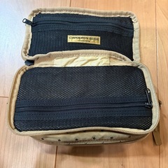 ヘッドポーター シナモンベージュ星柄ポーチ Headporter    の画像