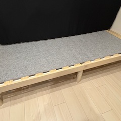 シングルすのこフレーム&マットレスセットの画像