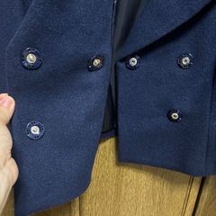 クリーニング済！31 Sons de mode ダブルビジュボタンコートジャケット 36の画像