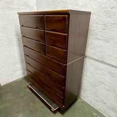 【ジモティ限定特価】0円 早い者勝ち 整理タンス チェスト 状態良好 天然木 家具 収納家具 引出しタンス Y2507の画像