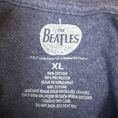 THE BEATLES ビートルズ 17SS 半袖Tシャツ 薄紺 ネイビー XLの画像