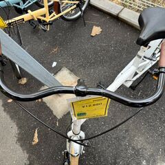 ★店頭にて試乗可★ J3417　【リユースのサカイ柏店】 軽快自転車　ダイナモライト　20インチ　ホワイト　簡易クリーニング済　 中古自転車 　流山市 中古自転車 松戸市 中古自転車 我孫子市 中古自転車 船橋市 中古自転車 守谷市 中古自転車 取手市 中古自転車の画像