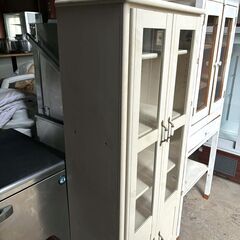 ◆アンティーク シャビー 本棚 コレクション キャビネット ヴィンテージ カントリー ケビント◆の画像