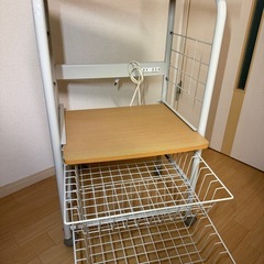キッチンワゴン棚の画像