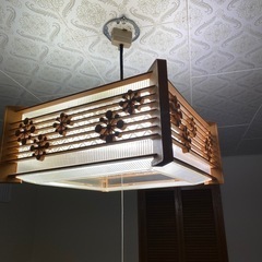 無料、和風照明　電球はおまけ程度の画像