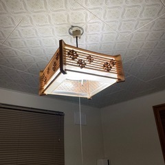 無料、和風照明　電球はおまけ程度の画像