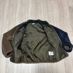 petitmain プティマイン　ボアフリースジャケット　120の画像