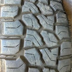 15インチ オフロードタイヤセット マットブラックホイールの画像