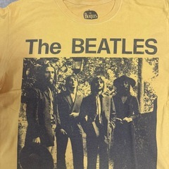THE BEATLES ビートルズ 21SS 半袖Tシャツ 濃黄 イエロー XLの画像