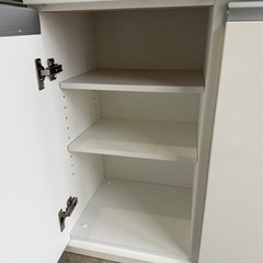 キッチンカウンター　ホワイトの画像