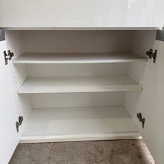 キッチンカウンター　ホワイトの画像