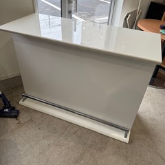 キッチンカウンター　ホワイトの画像