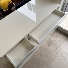 キッチンカウンター　ホワイトの画像