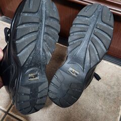 厚底 ブラック スニーカー used  処分 Lサイズの画像