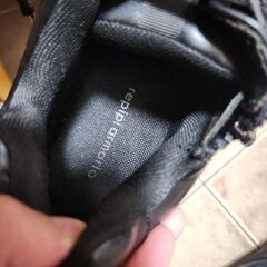 厚底 ブラック スニーカー used  処分 Lサイズの画像