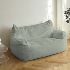 LOOSY 2人掛けビーズソファ ミントの画像