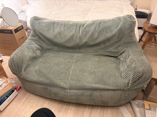 LOOSY 2人掛けビーズソファ ミント