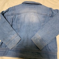 100センチデニム上着の画像