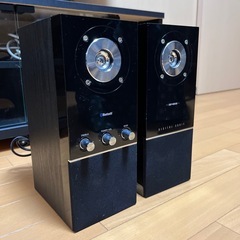 東芝TV39インチ　&テレビ台&スピーカー&電波時計の画像