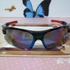 💗新品💗スポーツサングラス💗防風ハーフフレーム　アウトドア（サイクリング・スポーツ）の画像