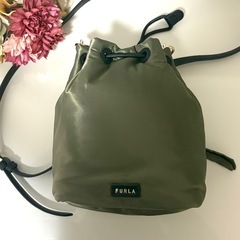 未使用級 FURLA フルラ 2WAY ショルダーバッグ 巾着型 ナイロン
の画像