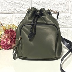 未使用級 FURLA フルラ 2WAY ショルダーバッグ 巾着型 ナイロン
の画像