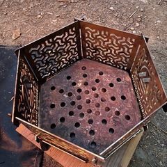 MountainCircle 六角形焚き火台🔥 ROKU02 Sの画像