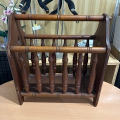 ニチハン　マガジンラック　古家具の画像