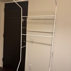 ニトリ　ホワイトスチール製 ランドリーラック　の画像