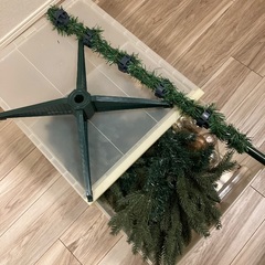 クリスマスツリー150cm オーナメント付きの画像