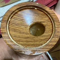 木目調筒型 加湿器 の画像