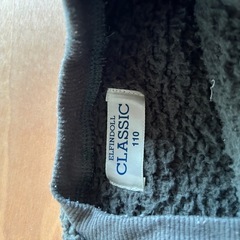 110もこもこトレーナー西松屋の画像