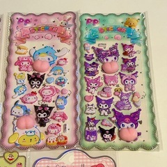 桃シール　5枚セット　　の画像