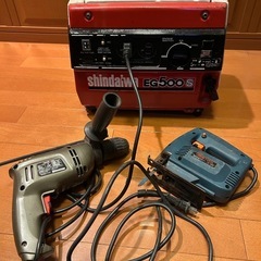 防災、DIY、キャンプ、趣味など。整備済実働/中古農機具【新ダイワ　発電機　EG500S】引き取り希望🙇‍♂️の画像