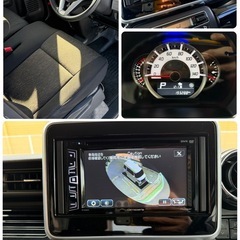 車検R9.11！全込み！スペーシアカスタム！4WD！ハイブリッド！ブラック！交換可！交渉可！の画像