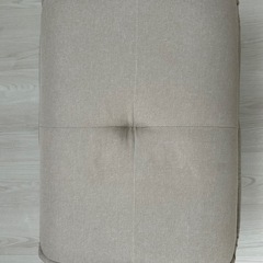 【日本製美品】オットマン/1人掛け椅子/サイドテーブル/玄関スツールの4WAY！  の画像