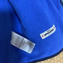 花柄キルティングジャケット（ネイビー）の画像