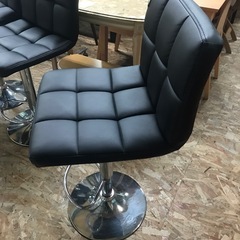 ジャングルジャングル貝塚店　カウンターチェアー　ブラック　お洒落　貝塚市　二色浜　リサイクルショップの画像