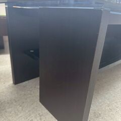 ★リユースのサカイ高崎店★TJ13769  ローテーブル 黒 H34×D50×W100 クリーニング済みの画像