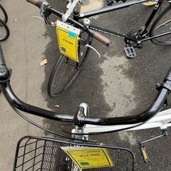 ★店頭にて試乗可★ J3419　【リユースのサカイ柏店】軽快自転車　ダイナモライト　26インチ　ホワイト　簡易クリーニング済　 中古自転車 　流山市 中古自転車 松戸市 中古自転車 我孫子市 中古自転車 船橋市 中古自転車 守谷市 中古自転車 取手市 中古自転車　の画像