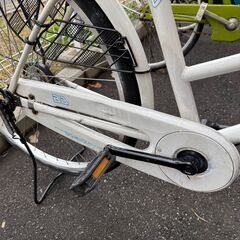 ★店頭にて試乗可★ J3419　【リユースのサカイ柏店】軽快自転車　ダイナモライト　26インチ　ホワイト　簡易クリーニング済　 中古自転車 　流山市 中古自転車 松戸市 中古自転車 我孫子市 中古自転車 船橋市 中古自転車 守谷市 中古自転車 取手市 中古自転車　の画像