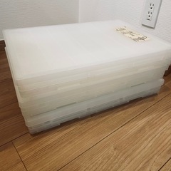 無印良品　MUJI ポリプロピレン　収納ボックス　折りたたみ式　大の画像